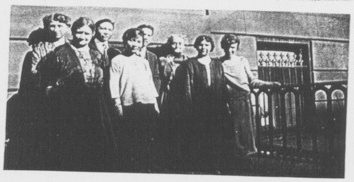 A young Mabel Lee, suffragist. At Barnard College (1914?). Courtesy of American Baptist Historical Society.